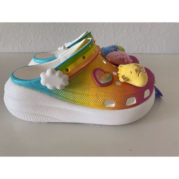 CROCS Care Bears Collaboration Crush Clog Light On 210103 Men’s 4 Women’s 6 NEW - Picture 11 of 15